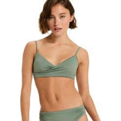Stanik bikini typu bralette dla Kobiety BEACH CLASSICS Zielony. Zielone bikini damskie Roxy, m, bez wzorów. Za 159.99 zł.