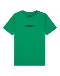 Koszulka z krótkim rękawem dla Chłopcy FINELINE Zielony. Zielone t-shirty dla chłopców Quiksilver, bez wzorów, z bawełny, bez ramiączek. Za 37.50 zł.