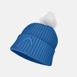 JULIA Beanie Women. Niebieskie czapki i kapelusze damskie Head, na zimę, bez wzorów, z wełny, klasyczne. Za 180.00 zł.