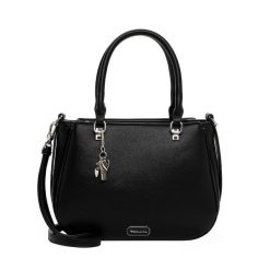 Tamaris Torebka Shopper TAS Katharina Torebki 1 ct Czarny Damski. Czarne torby na ramię damskie Tamaris, z aplikacjami, z poliesteru, bez dodatków. Za 242.99 zł.