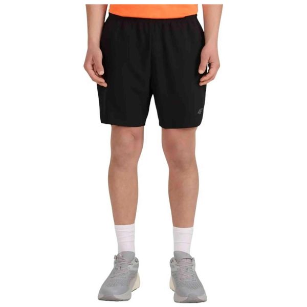 Szorty 4F FNK M1260. Czarne krótkie spodenki sportowe męskie 4f, m, bez wzorów, z materiału. Za 102.19 zł.