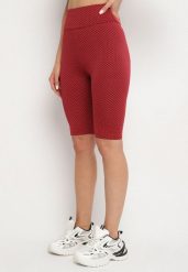 Czerwone Szorty Kolarki z Efektem Push-Up Briala. Czerwone szorty sportowe damskie Born2be, m, bez wzorów, eleganckie. Za 29.99 zł.
