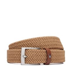 Pasek Tommy Hilfiger. Brązowe paski damskie Tommy Hilfiger, bez wzorów. Za 209.99 zł.