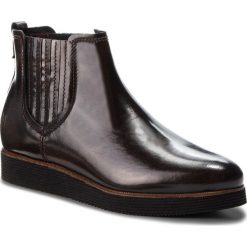 Sztyblety MARC O'POLO - 607 13555001 105 Brandy 723. Brązowe kozaki damskie Marc O'Polo, z materiału, bez obcasa. W wyprzedaży za 379.00 zł.