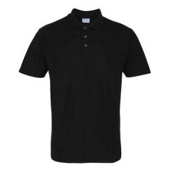 Męska Koszulka Polo Press Stud Work. Czarne koszulki polo męskie PREMIER, m, bez wzorów, z bawełny, bez ramiączek. Za 89.99 zł.