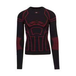 Koszulka z długim rękawem męska BIONIC MOTO ENERGIZER 4.0 Black Red. Czarne bluzki z długim rękawem męskie X Bionic, m, bez wzorów, bez kołnierzyka. W wyprzedaży za 210.00 zł.