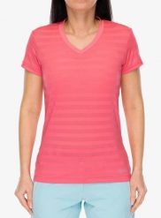 T shirt damski CMP Velora T-Shirt. Czerwone t-shirty damskie CMP, l, bez wzorów, z elastanu, bez kołnierzyka. Za 129.99 zł.