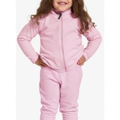 Bluza polarowa dziewczęca Didriksons Monte Full Zip. Czerwone bluzy dla dziewczynek Didriksons, bez wzorów, z polaru, bez ramiączek, bez kaptura. Za 83.99 zł.