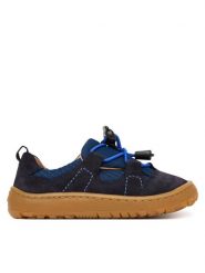 Froddo Sneakersy Barefoot Trekk G3130293 M Granatowy. Niebieskie buty sportowe chłopięce Froddo, bez wzorów, ze skóry, bez zapięcia. Za 348.99 zł.