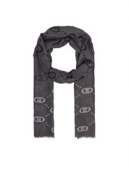 Liu Jo Szal Esc Stola Degrade L 2F5080 T0300 Czarny. Czarne rękawiczki damskie Liu Jo, bez wzorów, z materiału. Za 179.99 zł.