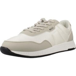 Buty HUGO BOSS TITANIUM RUNN NYPUN Beżowy. Brązowe trekkingi męskie Hugo Boss, trekkingowe. Za 703.99 zł.