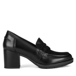 Półbuty Lasocki. Czarne półbuty damskie Lasocki, bez wzorów, bez obcasa, na obcasie, bez zapięcia. Za 239.99 zł.