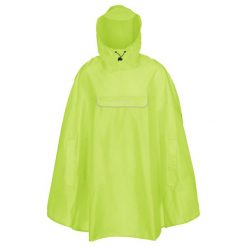 Poncho VAUDE Valdipino. Żółte kurtki damskie Vaude, bez wzorów, bez kaptura. Za 319.00 zł.
