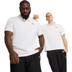 Koszulka męskie Puma Ess Pique Polo. Białe koszulki polo męskie Puma, l, bez wzorów, z bawełny, bez ramiączek. Za 123.99 zł.