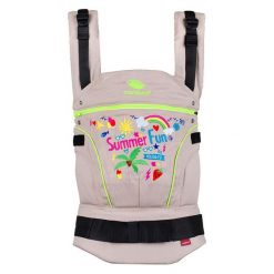 Manduca Summer Vibes, Green. Zielone torby i plecaki dziecięce Manduca, z materiału. Za 499.00 zł.