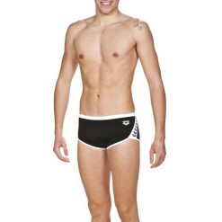 Spodenki kąpielowe męskie do pływania Arena Team Stripe Low Waist. Czarne kąpielówki męskie Arena, m, bez wzorów, do pływania. Za 161.98 zł.