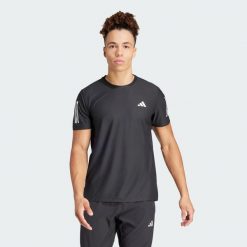 Koszulka Own The Run. Białe koszulki sportowe męskie Adidas, s, bez wzorów, z elastanu, bez kołnierzyka, bez ramiączek, do biegania. Za 119.20 zł.