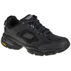 Buty do chodzenia męskie Skechers Vigor 30. Czarne buty sportowe męskie Skechers, z materiału, bez zapięcia, trekkingowe. Za 366.00 zł.