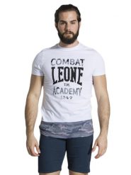Koszulka męska Leone 1947 Apparel. Białe koszulki sportowe męskie LEONE 1947 APPAREL, l, bez wzorów, z dzianiny, bez kołnierzyka, bez ramiączek, na fitness i siłownię. Za 63.11 zł.