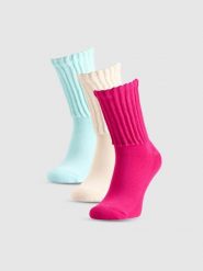 4F Skarpety casual za kostkę (3-pack) damskie - multikolor 35-38. Skarpety damskie 4f, bez wzorów. Za 69.99 zł.