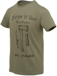 Helikon-Tex T-shirt (One is none) - Olive Green. Zielone t-shirty męskie HELIKON-TEX, m, bez wzorów, bez kołnierzyka. Za 92.25 zł.