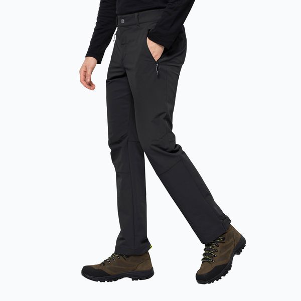 Spodnie softshell męskie Jack Wolfskin Activate XT. Czarne spodnie sportowe męskie Jack Wolfskin, m, bez wzorów, z softshellu, trekkingowe. Za 359.99 zł.