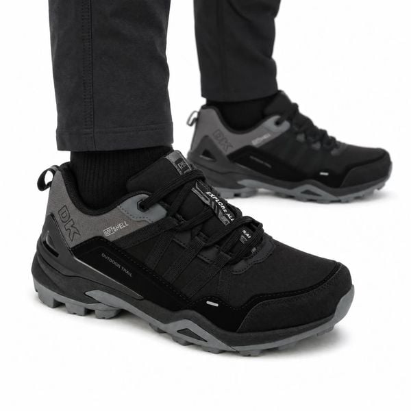 Buty męskie trekkingowe DK VENOM Softshell. Czarne trekkingi męskie DK, trekkingowe. Za 199.00 zł.