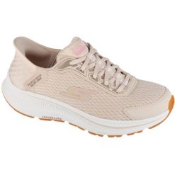 Buty do biegania damskie, Slip-Ins: Go Run Consistent 2.0 - Endure. Brązowe obuwie sportowe damskie Skechers, bez wzorów, casualowe, bez zapięcia. Za 349.99 zł.