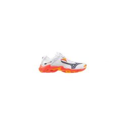 Buty do siatkówki unisex, Wave Lightning Z8. Białe buty sportowe męskie Mizuno, bez zapięcia, do siatkówki, mizuno wave. Za 479.99 zł.