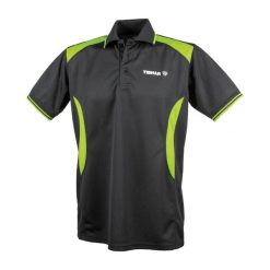 Bawełniana koszulka polo Tibhar Kosmos. Czarne koszulki polo męskie TIBHAR, xs, bez wzorów, z bawełny, bez kołnierzyka, bez ramiączek, tenisowe. Za 333.00 zł.