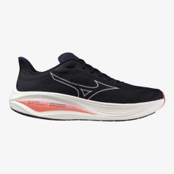 Buzty do biegania męskie Mizuno Neo Cosmo baritone blue/snow. Białe buty sportowe męskie Mizuno, bez zapięcia, do biegania. Za 399.99 zł.