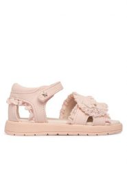 Mayoral Sandały 41745.45 Różowy. Czerwone sandały dziewczęce Mayoral, ze skóry, bez zapięcia. Za 189.99 zł.