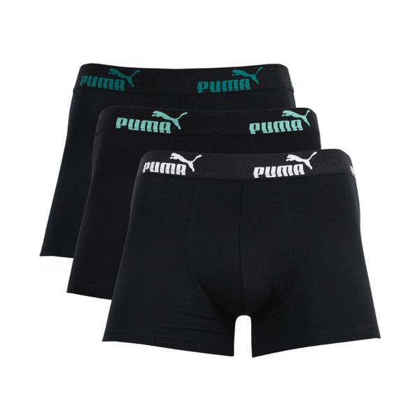 Bokserki męskie Puma 3-pack. Czarne bokserki męskie Puma, m, bez wzorów, z bawełny. Za 109.00 zł.
