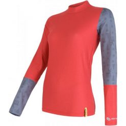 Sensor Bluzka Termiczna Flow Red/Reindeer L. Czerwone koszulki sportowe damskie Sensor, z długim rękawem. W wyprzedaży za 99.00 zł.
