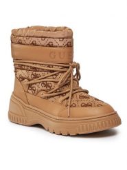 Guess Śniegowce Drera FL8DRA FAL10 Beżowy. Brązowe kozaki damskie Guess, z materiału. Za 599.99 zł.
