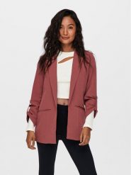 ONLY Marynarka Kayle-Orleen 15218743 Czerwony Regular Fit. Czerwone żakiety damskie Only, bez wzorów, z syntetyku. Za 229.99 zł.
