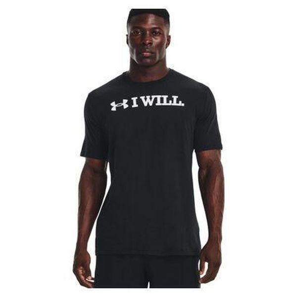 Koszulka fitness męska UNDER ARMOUR 1379023 z krótkim rękawem. Białe koszulki sportowe męskie Under Armour, m, bez wzorów, bez kołnierzyka, bez ramiączek, do biegania. Za 126.65 zł.