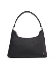 Calvin Klein Jeans Torebka Satin Nylon Small Shoulder Bag LV04K3219G Czarny. Czarne torebki do ręki damskie Calvin Klein Jeans, bez wzorów, z jeansu, bez dodatków. Za 259.99 zł.