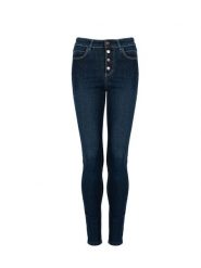 Guess Jeansy "Skinny High" | W2RA28D4KF4 | Kobieta | Niebieski. Niebieskie jeansy damskie Guess. W wyprzedaży za 289.00 zł.