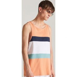 Bawełniany tank top - Pomarańczowy. T-shirty męskie marki Reserved. Za 39.99 zł.