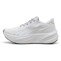 Buty sportowe Puma Maxima Pro. Białe obuwie sportowe damskie Puma, bez wzorów, z materiału. Za 590.00 zł.