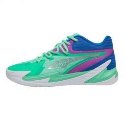 Buty koszykarskie męskie Puma Dagger. Buty sportowe męskie Puma, z materiału, bez zapięcia, do koszykówki. Za 525.00 zł.