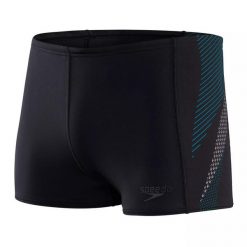 Męskie Spodenki Kąpielowe Tech Pnl Asht. Czarne kąpielówki męskie Speedo, m, bez wzorów. Za 178.99 zł.