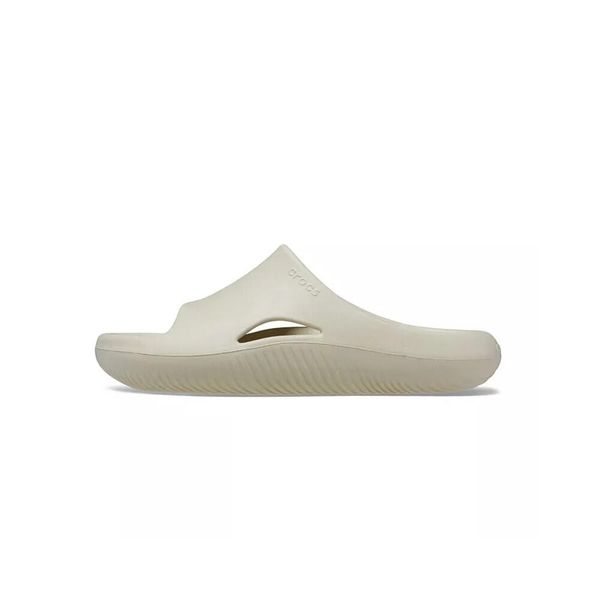 Klapki męskie Crocs Mellow Recovery Slide. Brązowe klapki męskie Crocs, z materiału. Za 279.00 zł.