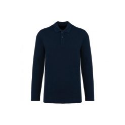 Koszulka polo z długim rękawem suprima Kariban Premium. Niebieskie bluzki z długim rękawem męskie KARIBAN, m, bez wzorów, z bawełny, bez ramiączek. Za 197.50 zł.