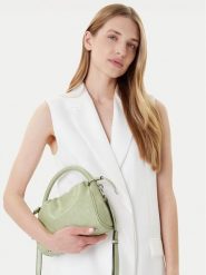 Guess Torebka HWMY96 59160 Zielony. Zielone torebki do ręki damskie Guess, z aplikacjami, ze skóry, bez dodatków. Za 319.99 zł.