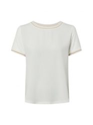 More & More Koszulka Kobiety biały, 46. Białe t-shirty damskie More & More, bez wzorów, z syntetyku, eleganckie, bez kołnierzyka. Za 169.95 zł.