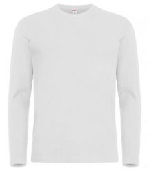 Clique Premium Fashion-T L/S – Premium koszulka z długim rękawem. Białe bluzki z długim rękawem męskie CLIQUE, l, bez wzorów, z bawełny, bez kołnierzyka. Za 122.77 zł.