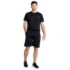 Szorty fitness męskie Sprinted. Czarne krótkie spodenki sportowe męskie Dare 2b, m, bez wzorów, z elastanu, na fitness i siłownię. Za 133.25 zł.