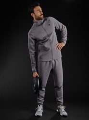 4F Spodnie treningowe szybkoschnące męskie - szare XL. Szare spodnie sportowe męskie 4f, l, bez wzorów, z materiału, na fitness i siłownię. Za 179.99 zł.